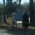 Entrance to Holiday Trav L, Del Rio, TX
