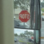 John kissing stop signs going to Juno Beach