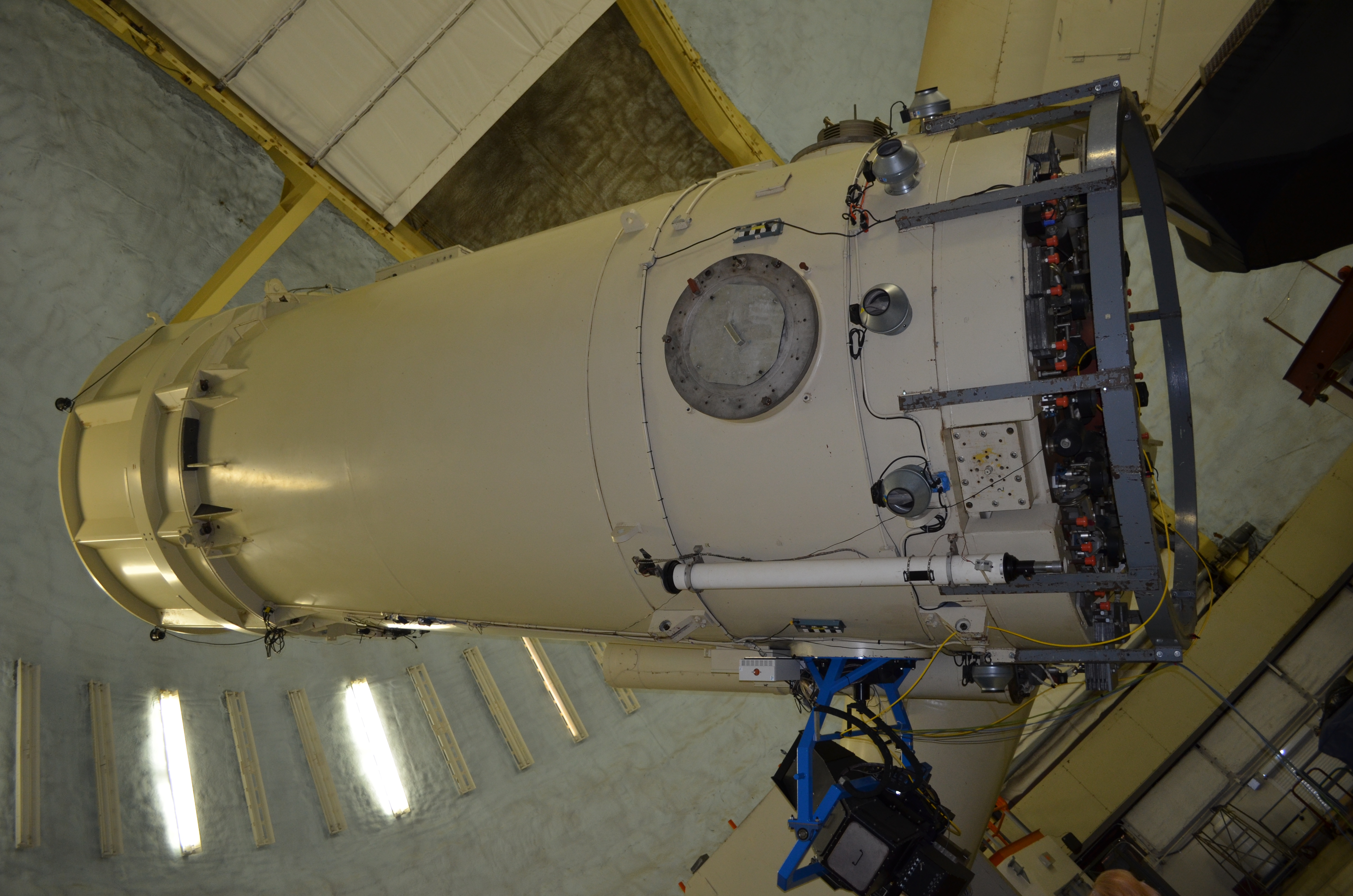 Telescope being rotated