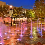 Waterway Square dancing water