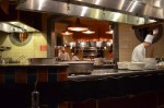 Cooking in the kitchen