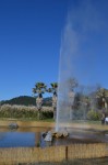 Geyser going off again
