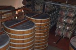 The oak barrels