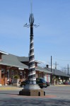 Eugene train depot art