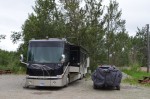 Our site at the Elks Lodge