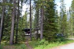 Lovely but noisy site 100, Lake Louise Nat'l Park