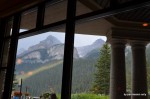 Out our window at breakfast, Lake Louise Chateau
