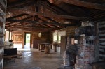 Inside Trappers cabin