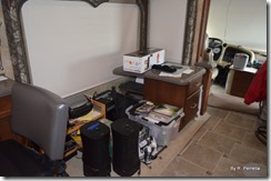 Desk area before