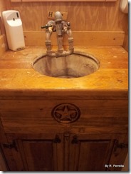 Ladies bathroom sink