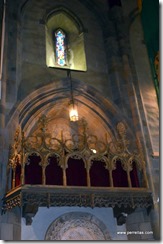 Ornate church platform