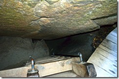 One of the boulder cave entrances